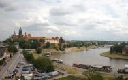 Preview webcam image Krakow - Wawel and the Vistula River
