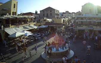 Image d'aperçu de la webcam Rhodes - Place Hippocrate