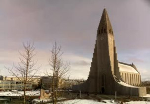 Webkamera előnézeti kép Reykjavík - church Hallgrímskirkja