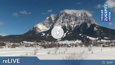 Webkamera előnézeti kép Ehrwald - Zugspitze