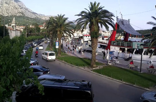 Immagine di anteprima della webcam Makarska - Riva Re Tomislav