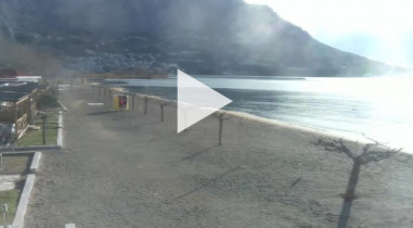 Immagine di anteprima della webcam Omiš - spiaggia