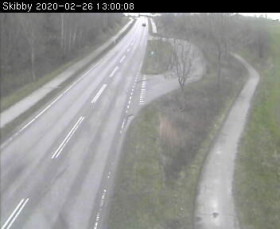 Immagine di anteprima della webcam Skibby - Rute 53 